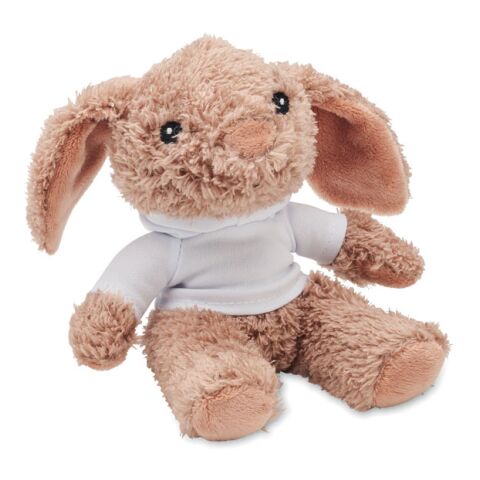 Bunny plush wearing a hoodie white | No Branding | not available | not available | not available