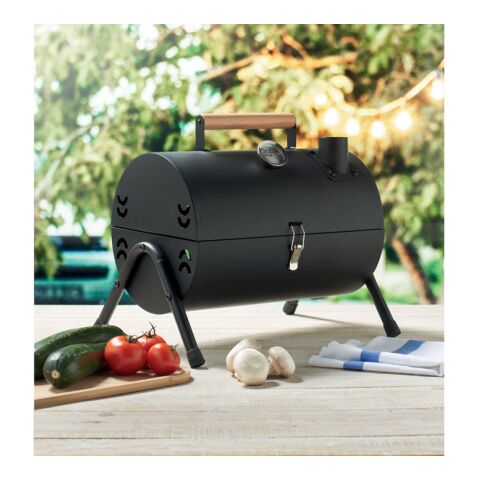Portable barbecue with chimney black | No Branding | not available | not available