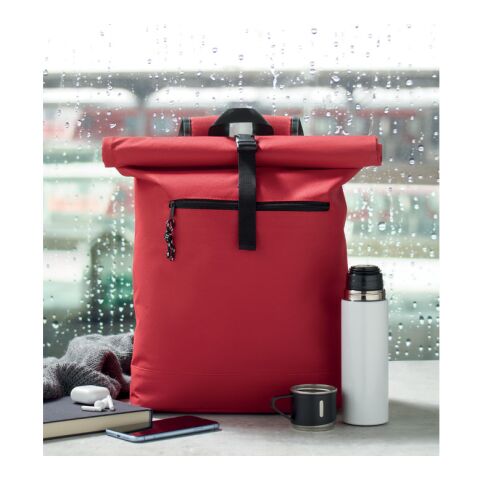 600Dpolyester rolltop backpack red | No Branding | not available | not available | not available