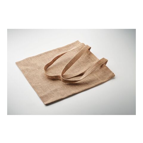 Jute long handled shopping bag beige | No Branding | not available | not available | not available
