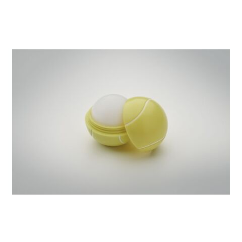 Lip balm in tennis ball shape yellow | No Branding | not available | not available