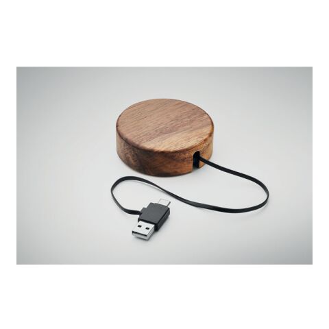 Wireless charger in acacia 15W wood | No Branding | not available | not available