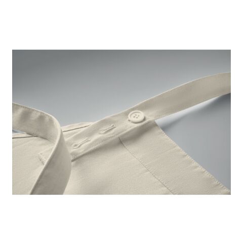 Organic cotton apron 240 gr/m² Off White | No Branding | not available | not available | not available