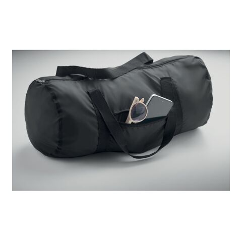 Duffle bag 190T RPET 20L black | No Branding | not available | not available | not available