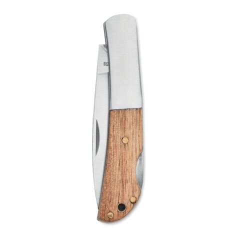 Foldable knife in acacia wood wood | No Branding | not available | not available