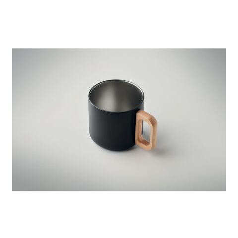 Double wall mug 350 ml black | No Branding | not available | not available | not available