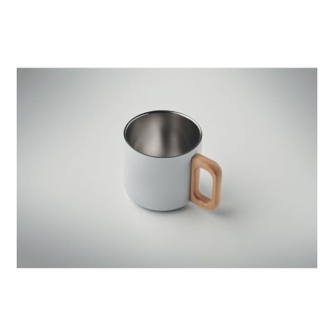 Double wall mug 350 ml white | No Branding | not available | not available | not available