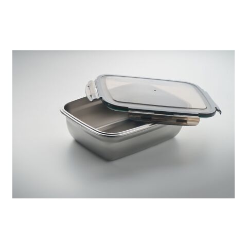 Lunch box 1500 ml transparent/grey | No Branding | not available | not available | not available