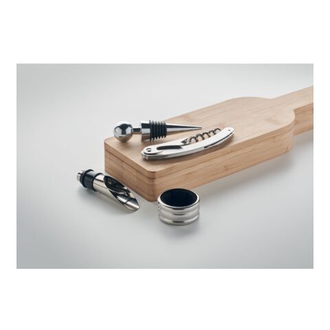 Bottle shaped wine set wood | No Branding | not available | not available