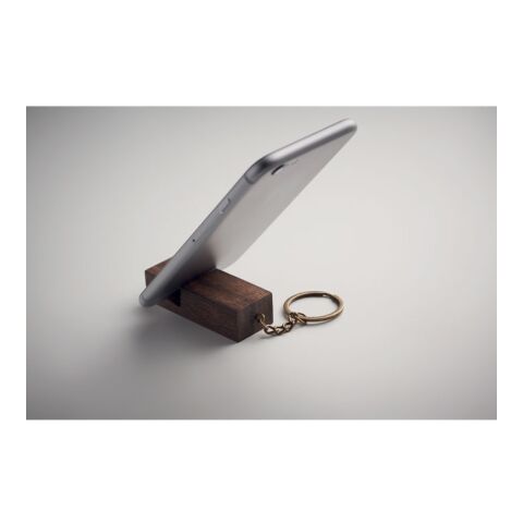 Key ring with phone stand wood | No Branding | not available | not available