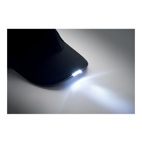 5 panel LED cotton cap 220gr/m² black | No Branding | not available | not available | not available