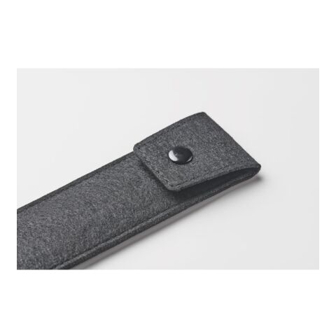 RPET felt pencil case black | No Branding | not available | not available | not available
