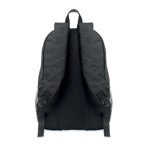 600D RPET polyester backpack black | No Branding | not available | not available | not available