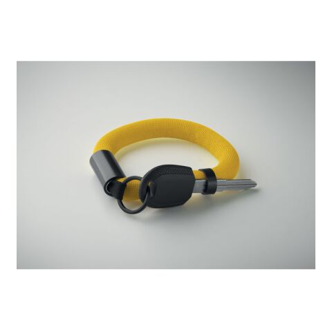 Floating wristband key ring yellow | No Branding | not available | not available
