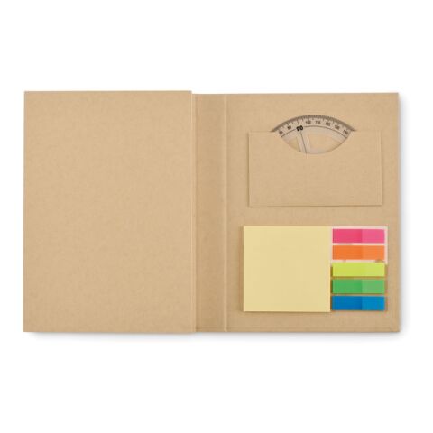 Stationary set with notepad beige | No Branding | not available | not available | not available