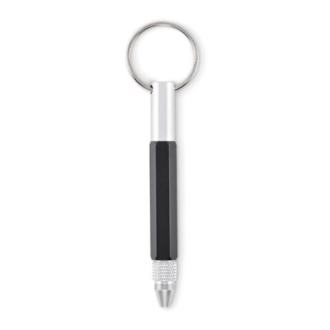 Key ring with twist action pen black | No Branding | not available | not available