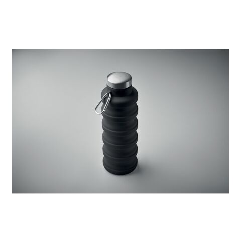 Collapsible bottle 500ml black | No Branding | not available | not available