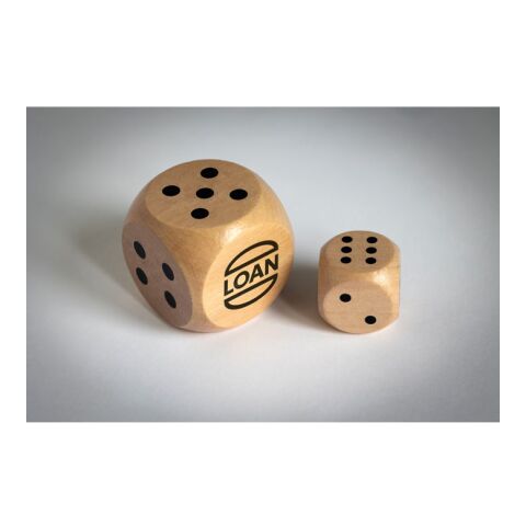 Schima wooden dice 3cm dia wood | No Branding | not available | not available