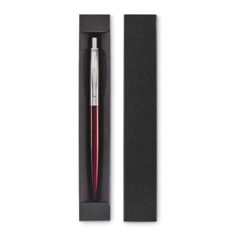 Push button pen in box Burgundy | No Branding | not available | not available | not available