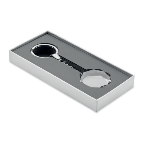 Glass round award key ring transparent | No Branding | not available | not available | not available