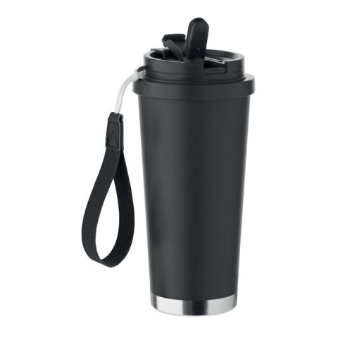 Double wall tumbler 500ml black | No Branding | not available | not available | not available
