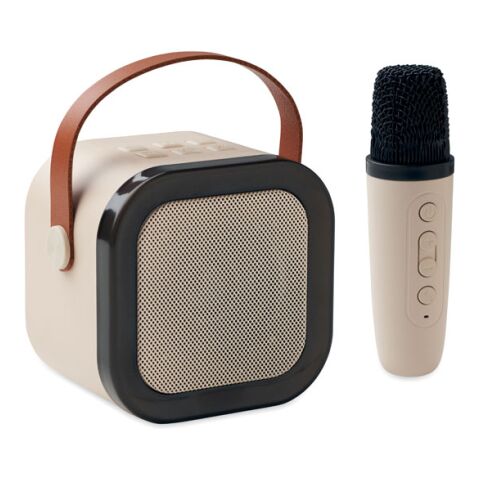 Karaoke set speaker beige | No Branding | not available | not available | not available