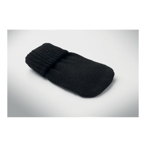 Hand warmer knitted polyester black | No Branding | not available | not available | not available