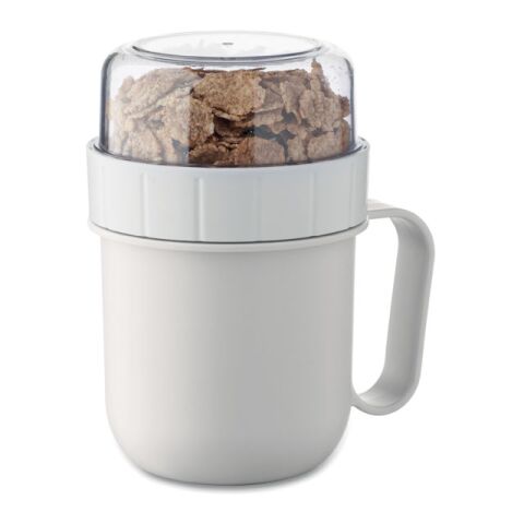 On the go cup in PP 450 ml white | No Branding | not available | not available | not available