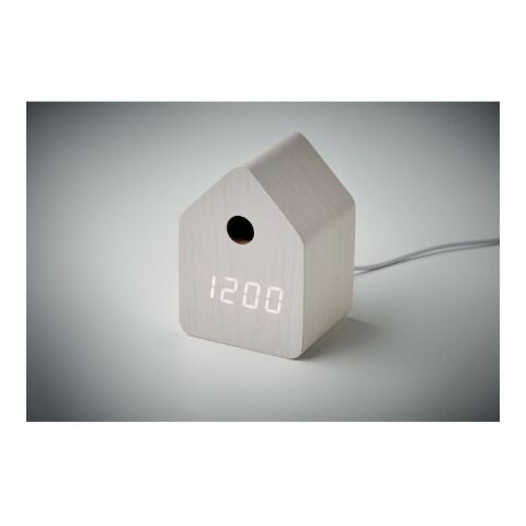 MDF cuckoo alarm clock white | No Branding | not available | not available | not available