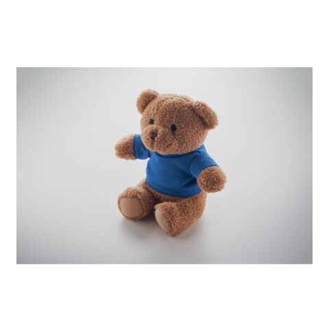 Teddy bear with t-shirt 23 cm blue | No Branding | not available | not available | not available