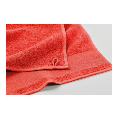 Cotton bath towel red