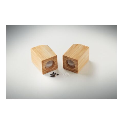 Bamboo salt &amp; pepper set wood | No Branding | not available | not available