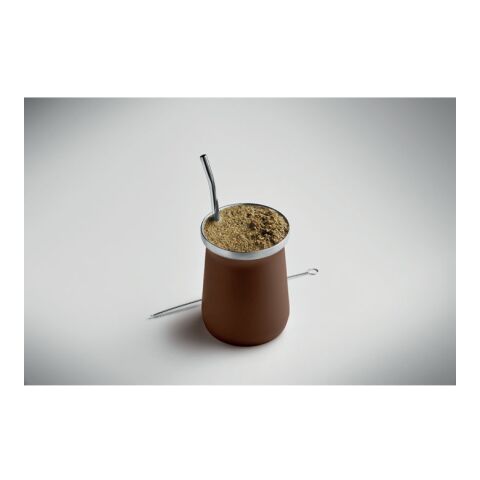 Yerba mate tea cup brown | No Branding | not available | not available