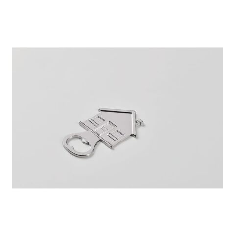 House shape bottle opener matt silver | No Branding | not available | not available