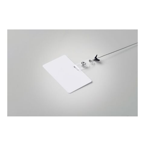 Lanyard badge 54 x 86mm white | No Branding | not available | not available | not available
