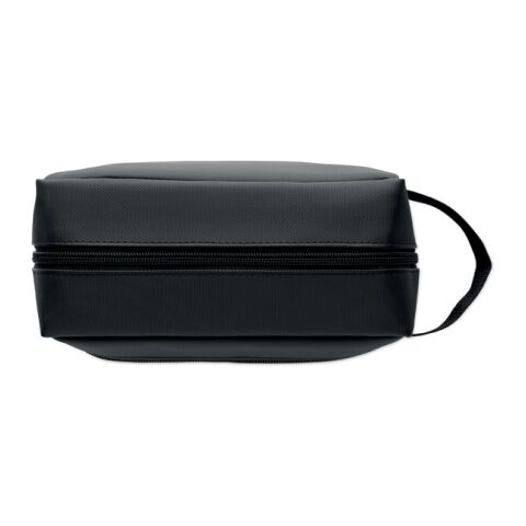 Toiletry bag in 600D RPET black | No Branding | not available | not available | not available