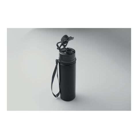 Foldable silicone sports bottle black | No Branding | not available | not available | not available