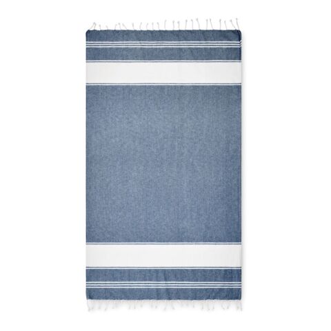 Beach bag with hammam towel blue | No Branding | not available | not available | not available