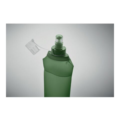 Foldable water bottle 500ml green | No Branding | not available | not available