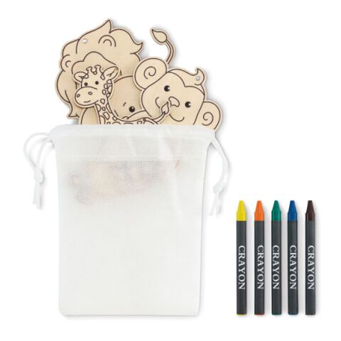 Wooden hangers set white | No Branding | not available | not available | not available