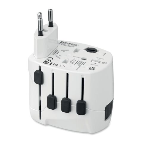 SKROSS® PRO 3-pole world white | No Branding | not available | not available | not available