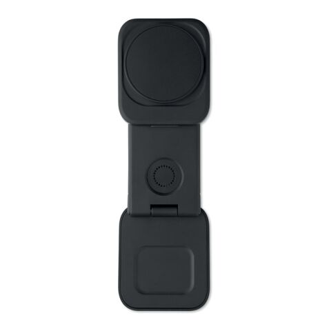 3in1 foldable charging station black