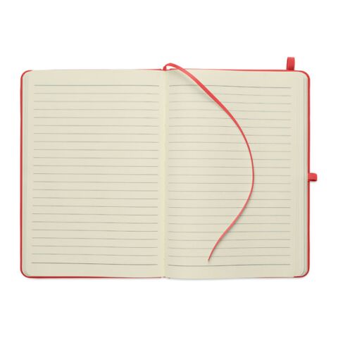 A5 recycled PU notebook red