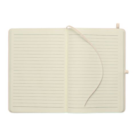 A5 recycled PU notebook Off White