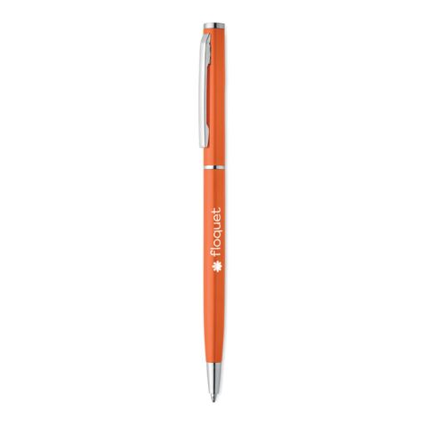 Recycled aluminium ball pen orange