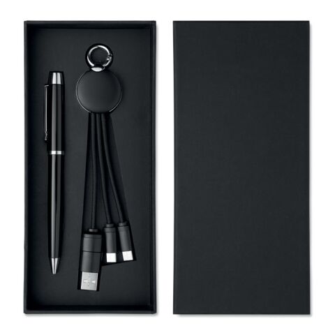 2 piece gift set in box black