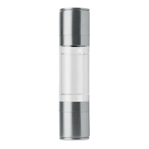 2-in-1 salt and pepper mill silver