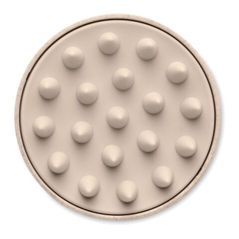 Scalp massage brush beige