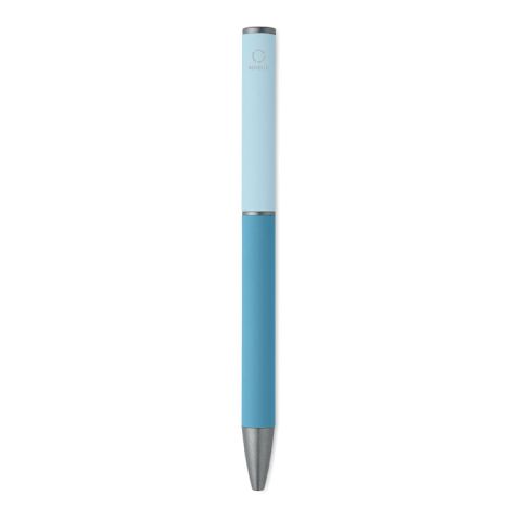 Recycled alu twist ball pen turquoise