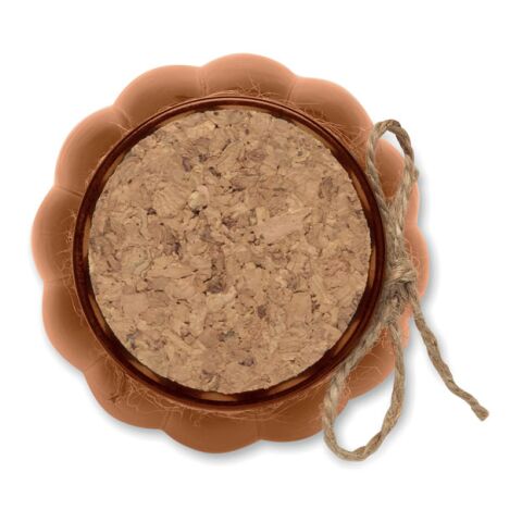 Vanilla plant based wax candle brown